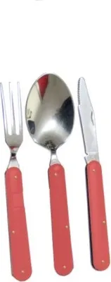 Produktbild von Kompaktbesteck 5-teilig Rot