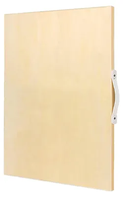 Zdjęcie produktu dla Tablica do rysowania A3 - Lekka tablica do rysowania z drewna - Wbudowany uchwyt do przenoszenia - 30 x 45 cm - Trwała - Idealna dla artystów - Tablica do rysowania