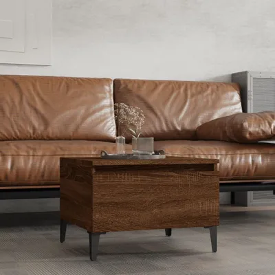 Produktbild von "WINTER SALE"Beistelltisch - modernes Design - Flurtisch/Wohnzimmertisch - Braun Eichen-Optik 50x46x35cm Holzwerkstoff Promotion422590 - Konsolentische