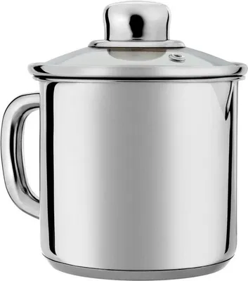 Obrázek produktu pro Hrnec na indukční varnou desku a plynový gril – 12 cm, 12 l – nerezová ocel