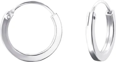 Produktbild von 925 Sterling Silber Creolen Ohrringe 12-25mm Größe - 12 mm