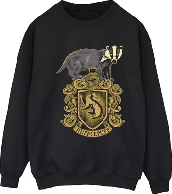 Produktbild von Harry Potter - "Hufflepuff" Sweatshirt für Damen BI21534 (XL) (Schwarz)