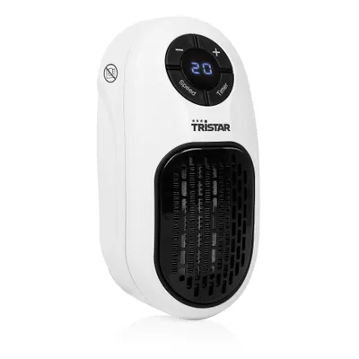Obrázok produktu pre Tristar KA-5084, Elektrický ohrievač s ventilátorom, Keramický, 12 h, Vnútorný, Múr, Čierna, Biela