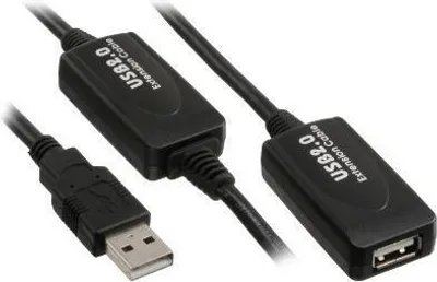 Produktbild von Kindermann 5771000110 10m USB A USB A Schwarz USB Kabel (5771000110)