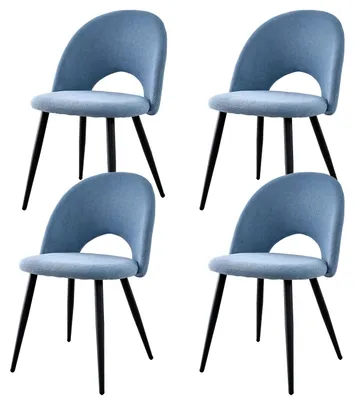 Immagine prodotto di Set di 4 moderne sedie da pranzo - Sedie in stile scandinavo - Sedie per la cucina - Sedie per il soggiorno - Sedie di design