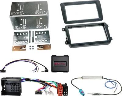 Immagine prodotto di Kit 2-DIN compatibile con Seat/Skoda/VW diversi veicoli SWC/antenna