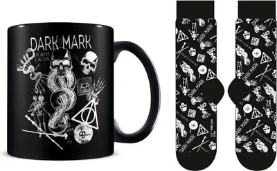 Produktbild von Harry Potter Dark Arts Tasse and Socks set