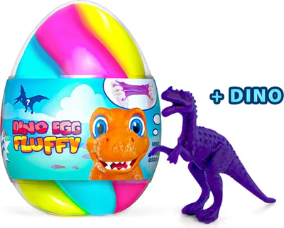 Obrázek produktu pro Sliz pěnový s překvapením dino ve vajíčku 140ml