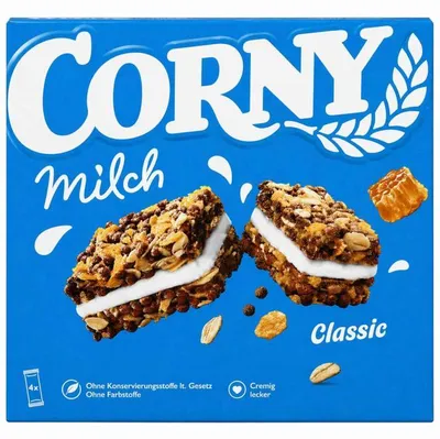 Produktbild von Corny MILCH Classic Müsliriegel, 4x30g