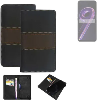 Produktbild von K-S-Trade Hülle Handyhülle kompatibel mit Realme 9 Pro Schutzhülle Walletcase Bookstyle Tasche Schutz Case Handytasche Wallet Cover Kunstleder