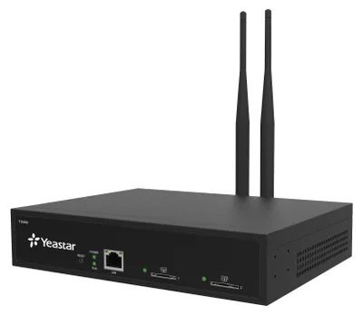 Produktbild von Yeastar TG200L, Schwarz, Extern, G.711, G.726, G.729A, GSM 6.10, FTP, TFTP, HTTP, SSH, SIP, IAX2, 10,100 Mbit/s