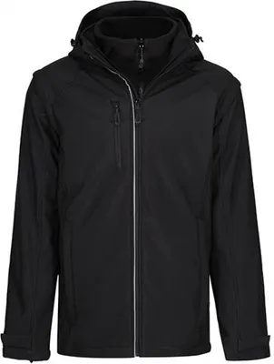 Immagine prodotto di Giacca softshell Erasmus 4 in 1 - Colore: Nero/Nero - Taglia: 3XL