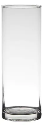 Produktbild von Hatchet Glas Zylinder Design Blumenvase - transparent - 24 cm