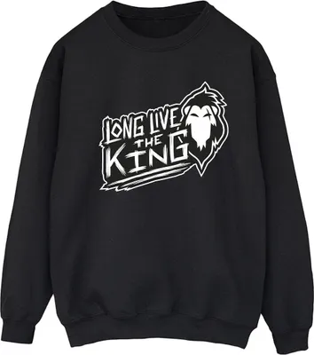Produktbild von Disney - "The Lion King The King" Sweatshirt für Damen BI22387 (XL) (Schwarz)