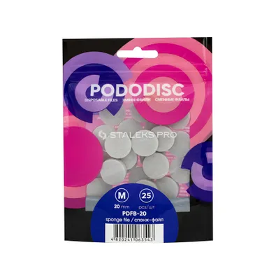 Produktbild von Staleks Pododisc Polierschwamm-Pads M 25 Stück