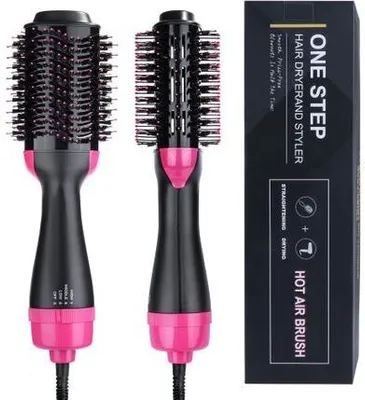 Produktbild von ONE STEP HAIR Dryerand Styler HeißluftbÃ1/4rste, 1000 Watt, Keramikbeschichtung, Ionen-Technologie