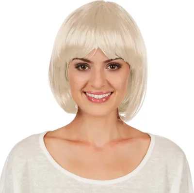 Produktbild von Perücke Kurze Haare Bob - blond