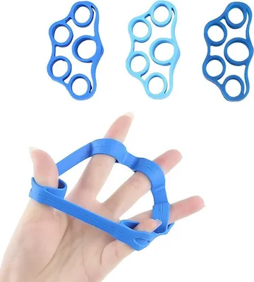 Obrázek produktu pro INF Trenažér prstů 3/4/5 kg 3-bal Modrý