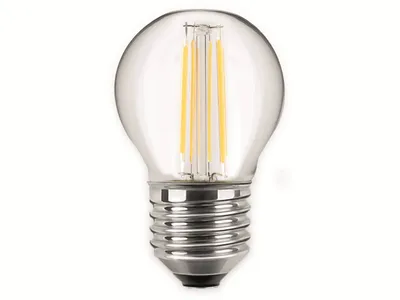 A clear product shot of an LED light bulb against a white background.