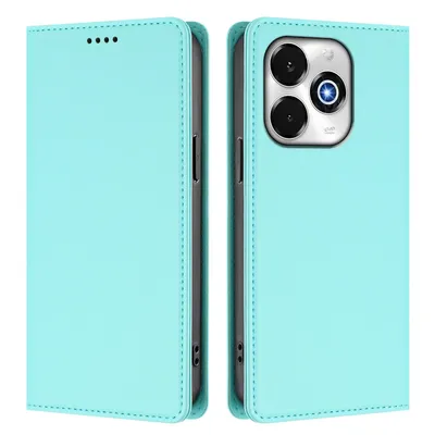 Immagine prodotto di Custodia in pelle per Umidigi G100X, custodia a libro magnetica in Finto cuoio con supporto, verde menta