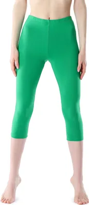 Image de Legging 3/4 pour femme Bellivalini en viscose BLV50-204 (vert, M)