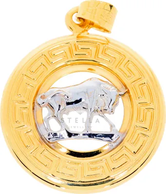 Produktbild von Kettenanhänger Sternzeichen Anhänger 585 Gold Tierkreiszeichen Horoskop 14 Karat Stier (21.04. - 20.05.)