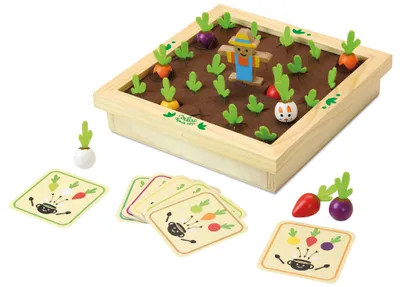 Produktbild von Vilac Memoryspiel Garten Holz Lernspiel für Kinder