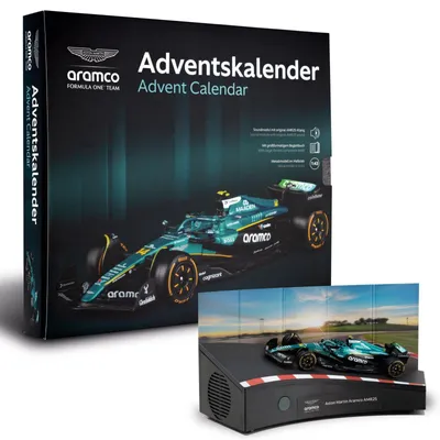 Produktbild von 67325 Aston Martin Aramco Formel 1 Adventskalender Komplettpaket für alle Aston Martin Aramco Fans