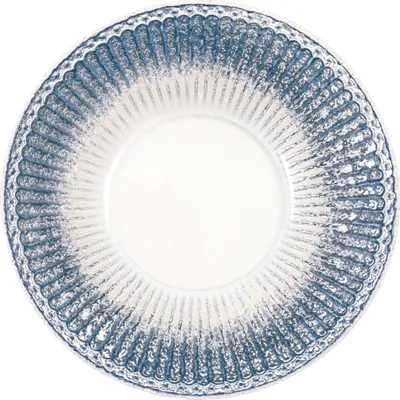 Produktbild von Greengate Alice Pastateller ripple blue 23cm