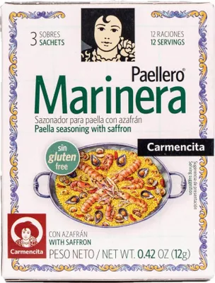 Produktbild von Carmencita Paellero Marinera Gewürzzubereitung mit Safran 12g