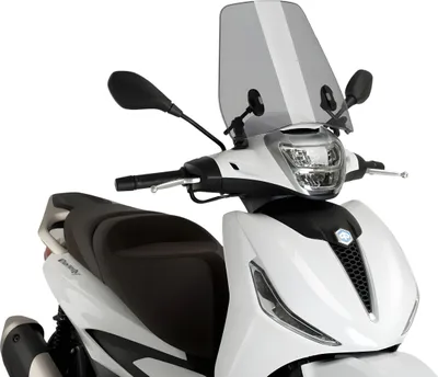 Produktbild von Windschild Puig Urban mit ABE für Piaggio Beverly 300 S, Beverly 300, Beverly 300 IE, Beverly 310 Bj. 2022 - 2026