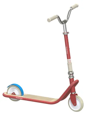 Produktbild von Yvolution Roller Classic Scooter rot höhenverstellbar und robust