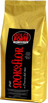 Produktbild von MOKAFLOR Dolce&Forte 100% Robusta | ganze Bohne | 1000g