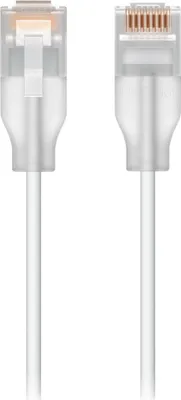 Immagine prodotto di Ubiquiti Patch-Kabel 8m CAT6 UACC-CABLE-PATCH-EL-8M-W Cavo patch UniFi Etherlighting 8m (max. 2,5 GbE)