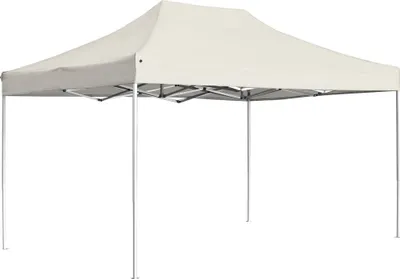 Produktbild von Profi-Partyzelt Faltbar Aluminium 4,5x3 m Creme