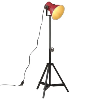 Image de Lampadaire 25 W rouge délavé 35x35x65/95 cm E27