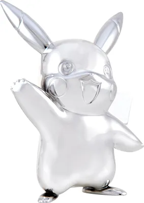 Produktbild von Pokemon Select Battle Figur Pikachu 7 cm silber - 25 Jahre Pokémon Jubiläums-Figur