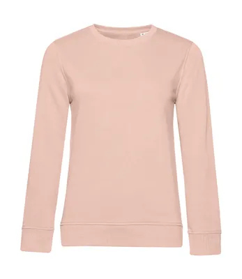 Produktbild von B&C Damen Pullover Rundhals Pulli Sweater Sweatshirt Langarmshirt, Größe:S, Farbe:Soft Rose