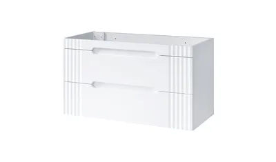 Immagine prodotto di Mobile Bagno Bianco Da 120 Cm Sotto Lavabo Con 2 Cassetti
