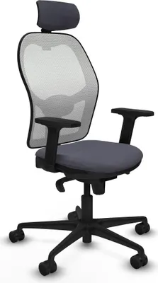 Image de Chaise de bureau avec appui-tête Piqueras y Crespo 2D036N2 Gris foncé