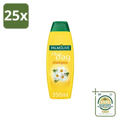 Productafbeelding van 25 x Palmolive Shampoo "Elke Dag" met kamille-extract, 350 ml - Voorraadverpakking - 25 stuks
