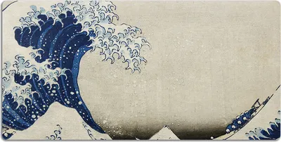 Produktbild von Schreibtischmatte Tischunterlage 100x50 cm Mauspad - Japanische kunst