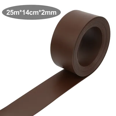 Produktbild von SWANEW Rasenkante Rasenbegrenzung Beeteinfassung 25m Beetumrandung mehrere Auswahl 14cm hoch stabile Mähkante braun