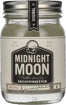 Obrázok produktu pre Midnight Moon Moonshine, originálny obilný destilát, 40 % alkoholu, objem 0,35 litra