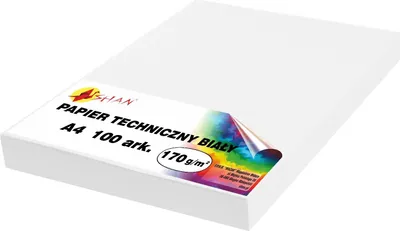 Immagine prodotto di Carta tecnica A4 bianca 170g 100 fogli