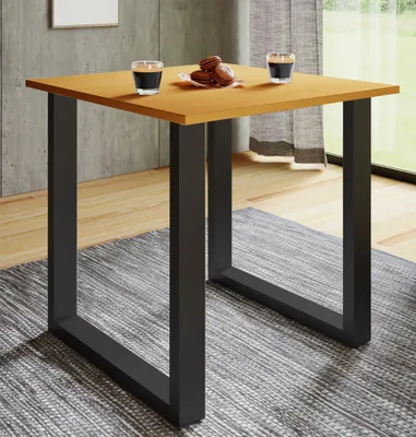 Produktbild von VCM Premium Holz Esstisch | H. 76 x B. 80 x T. 50 cm | Küchentisch Speisetisch Tisch Xona U
