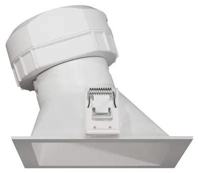 Immagine prodotto di Faretto LED da incasso Pulcom SQ Asimmetrico 8W 38º CCT Switch 2700K-3200K-4000K Bianco Opaco - Beneito & Faure Illuminazione Interni