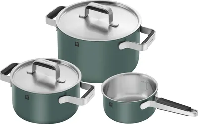 Produktbild von ZWILLING PURE Kochtopfset 3-teilig