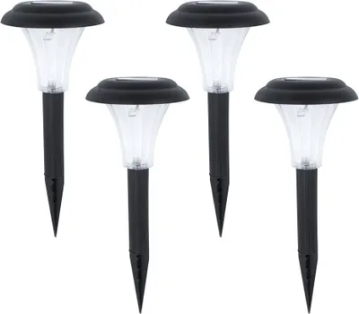 Produktbild von 4er Set LED Solarleuchten, Erdspieß, H 29 cm