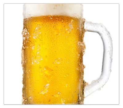 Produktbild von Spritzschutz Herdabdeckplatte Schneidebrett aus Glas Biercup 1-Teilig (60x52cm)